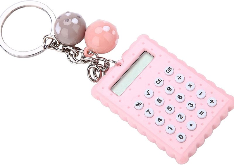 Mini Key Chain Calculator Portable Electronic Calculator Pocket Calculator Keychain for School Student Office - Image 4