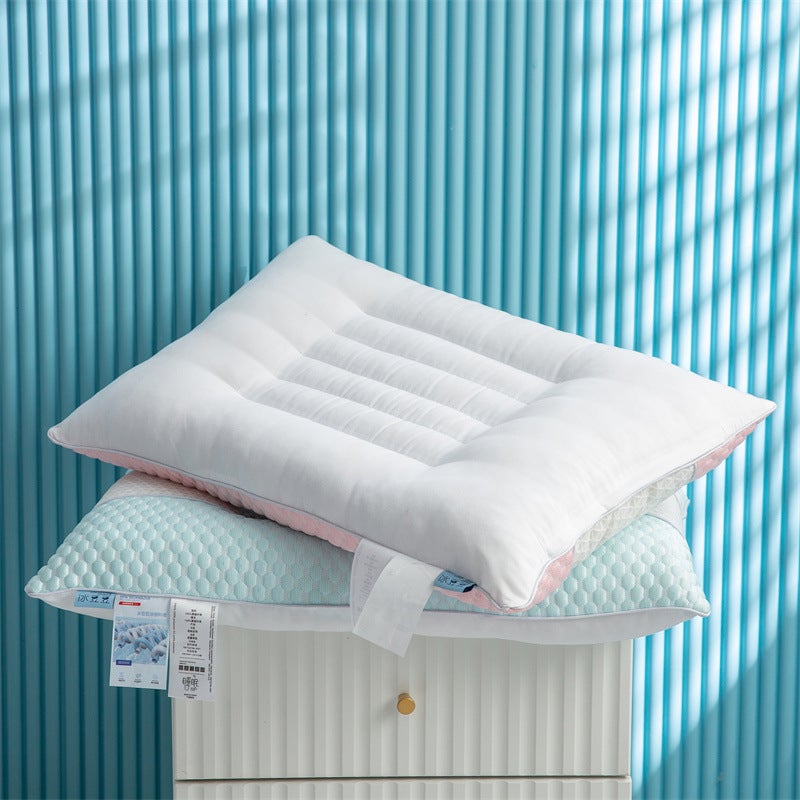 Summer Ice Silk Breathable Household Cool Cassia Seed Ice Cream Pillow Soft Pressure Release Student Living Single Student Pillow - Image 5