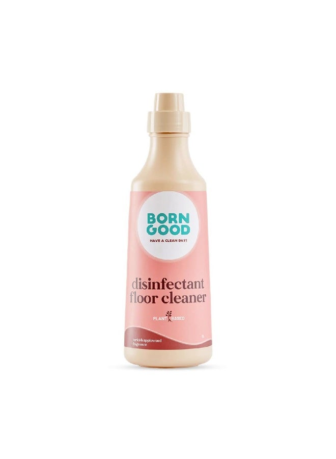 Born Good Natural Floor Cleaner | 1000ml | Turkish Applewood Fragrance | Kid & Pet Safe - Image 1
