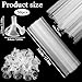 Classicseali 50pcs Plastic Balloon Sticks126 In Balloon Sticks with CupsStick for Balloons for Birthday Parties Easter Any Holiday Wedding Anniversary Decoration Transparent Colors - Image 4