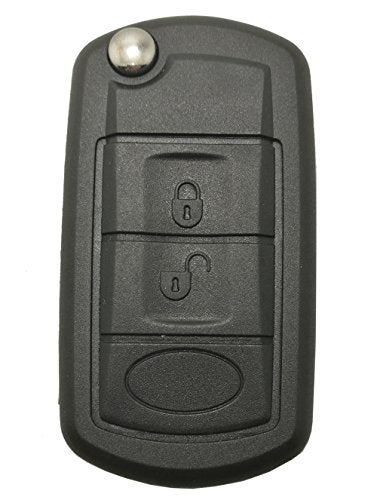 BTOZRF Key Fob Case Shell Fit for Land Rover LR3 Discovery Range Rover Sport Flip Keyless Entry Remote Car Key Fob Cover Replacement Key Casing - Image 1
