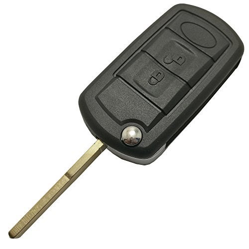 BTOZRF Key Fob Case Shell Fit for Land Rover LR3 Discovery Range Rover Sport Flip Keyless Entry Remote Car Key Fob Cover Replacement Key Casing - Image 2