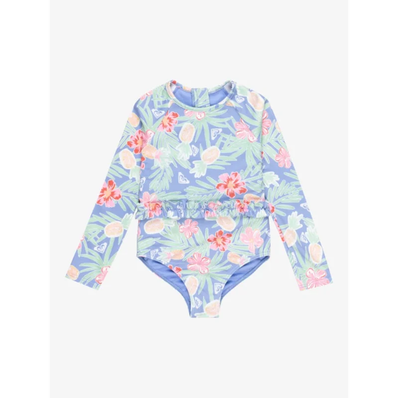 Roxy Tropical Story Long Sleeves One-Piece Rashguard - Kids