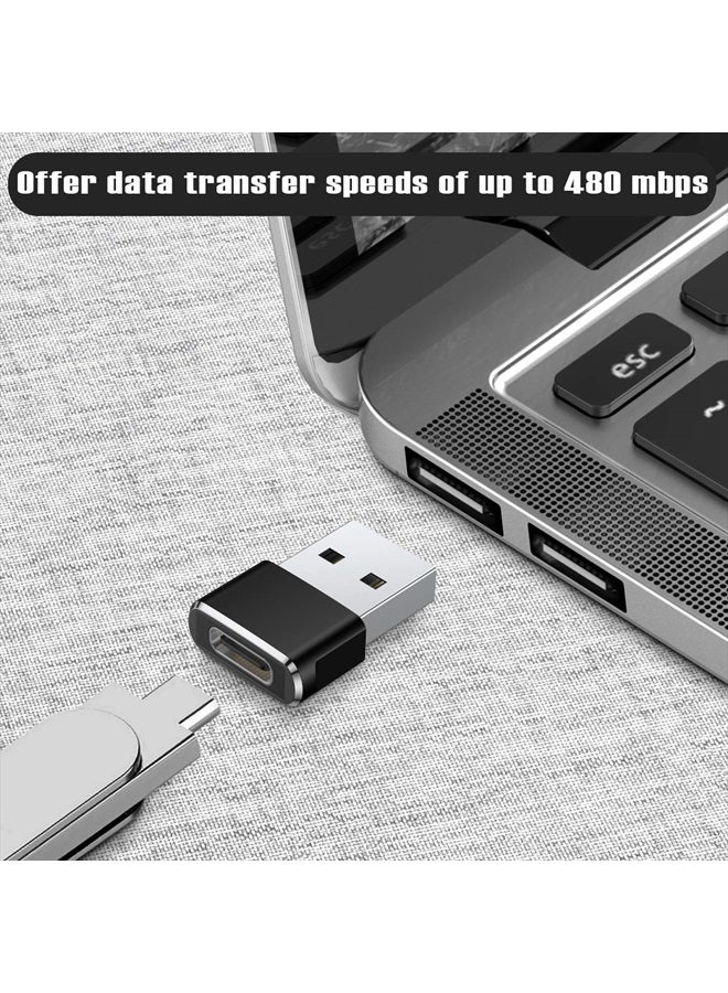 Basesailor محول USB إلى USB C 3 حزمة، محول كابل نوع C أنثوي إلى USB A ذكر لجهاز MacBook Pro، iMac، PC، لابتوب، كمبيوتر، Samsung Galaxy Note 10 20 S20 S21 S22 S23، Google Pixel 5 4 4A 3 3A 2 XL - Image 4