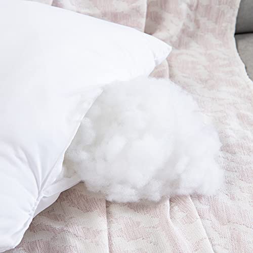 EMEMA Pack of 2 Outdoor Pillow Inserts Waterproof Throw Pillow Premium Fluffy Decorative Cushion Square Inner Soft for Patio Furniture Garden Sleeping Bed Couch Sofa 20x20 Inch 50x50 cm - Image 3