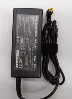 CS محول طاقة تيار متردد 19 فولت 3.42 أمبير لجهاز Acer PA-1650-69 Aspire E1-522-3442 E1-531-2686 أسود  - Image 2