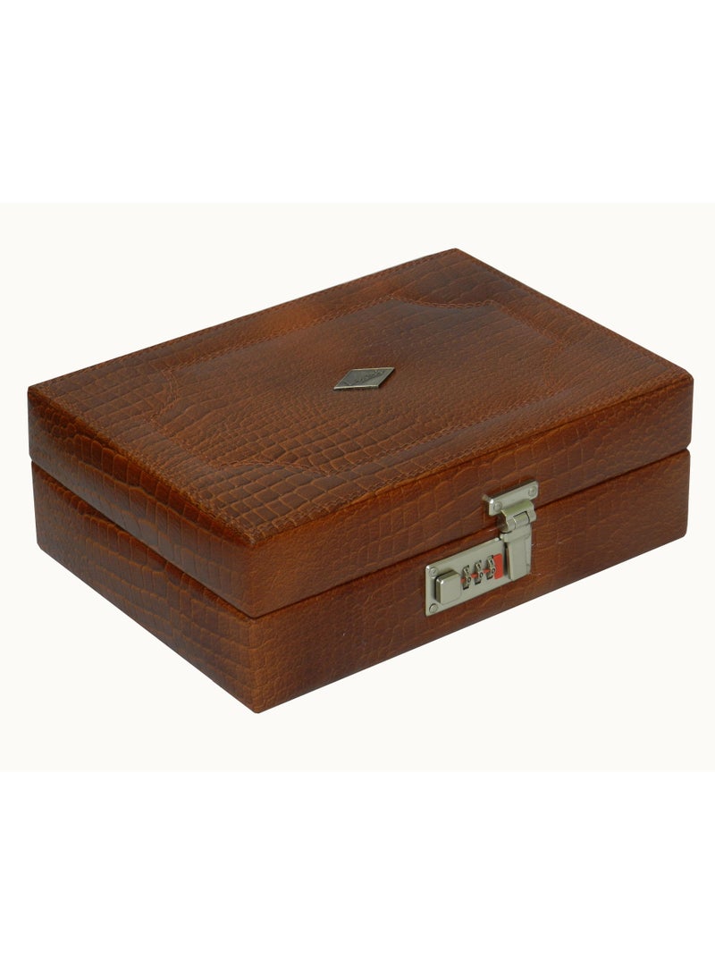 LAVERI LEATHER Laveri Watch Box for Men Women (08 Slots), Premium  Leather Watch Case  Organizer with Removable Pillow - Image 5