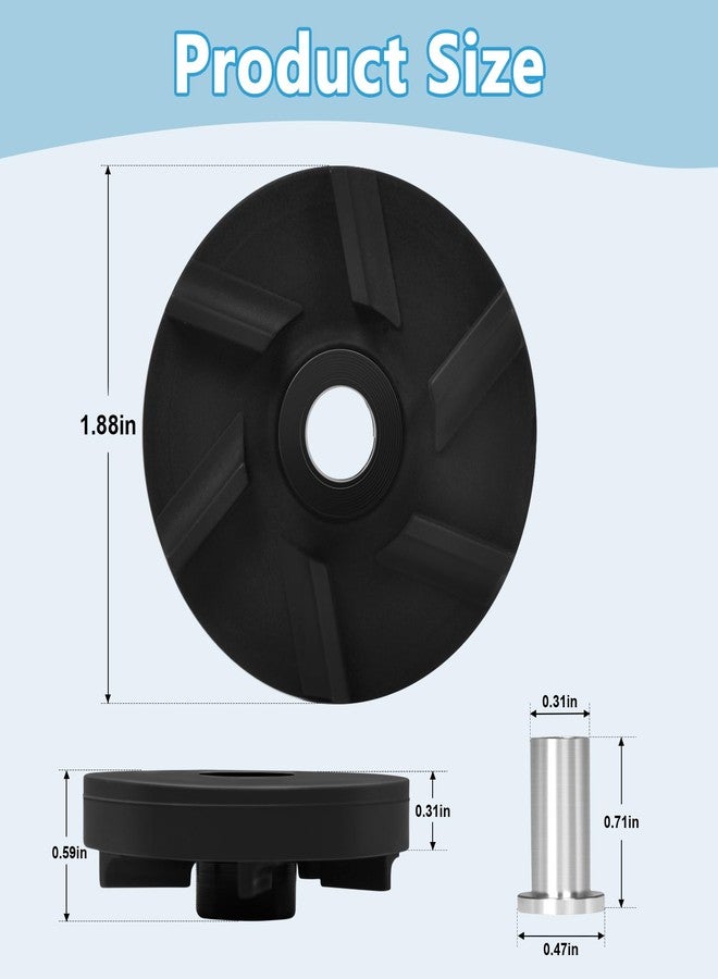 REEPLAR 3587 Standard Magnetic Impeller, 3220 Mcx Standard Bearing Housing, Compatible with Grindmaster Crathco Beverage Machines (3 Pack) - Image 5