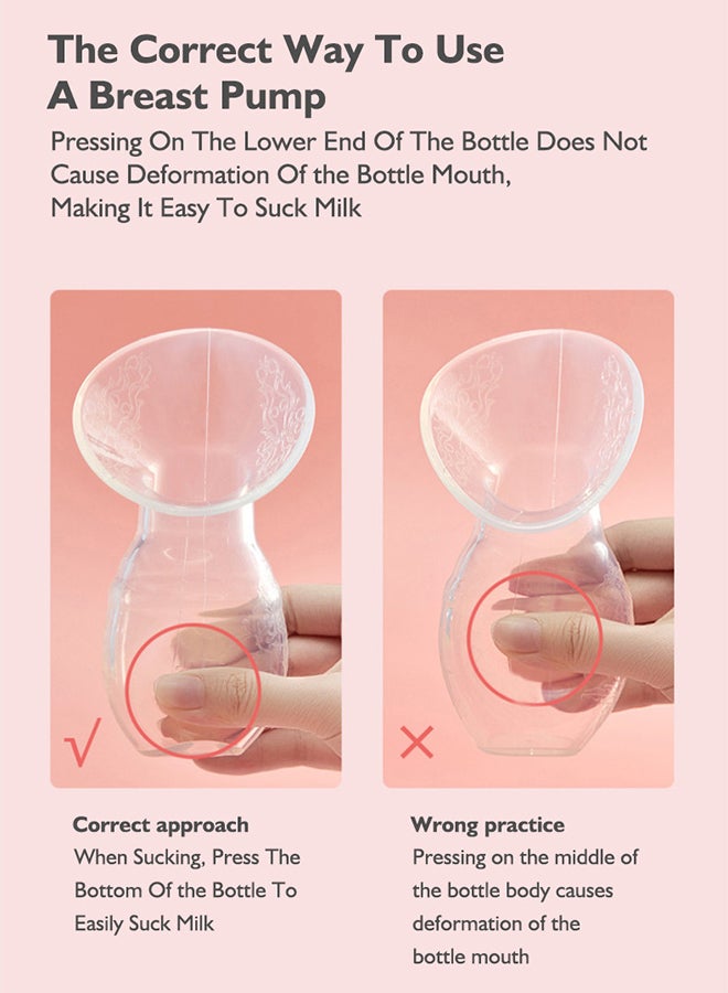kiddoz مضخة ثدي يدوية من السيليكون - Image 3