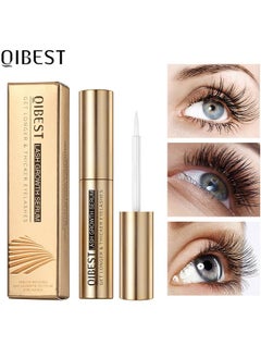QiBest Advanced Eyelash Growth Serum Fuller And Longer Looking Eyelashes Lash Enhancing Serum For Natural Lashes Or Lash Extensions Natural Lash Serum  - Image 1