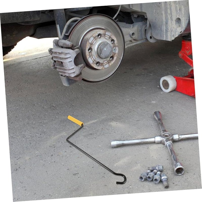 مقبض أداة رفع عجلات السيارات والشاحنات مصنوع من فولاد عالي المقاومة مع قبضة مريحة - Image 5