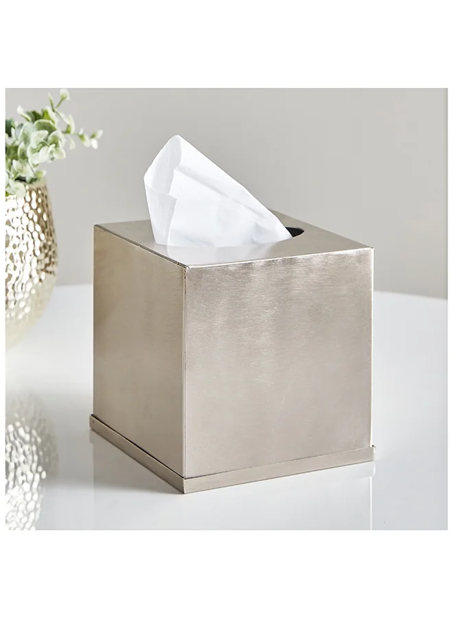 Home Box Verve Metal Tissue Holder 13 x 15 x 13 cm