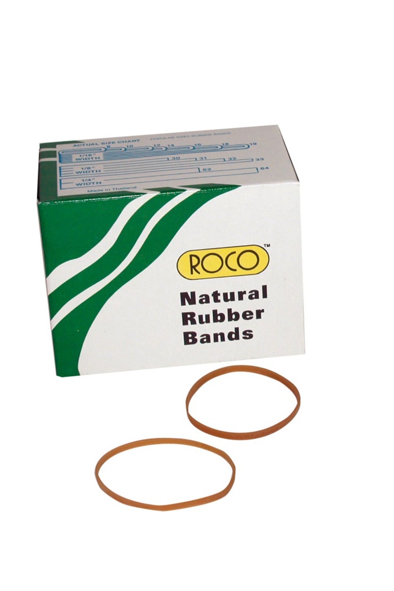 ROCO Natural Rubber Bands #33 Size.25 lb