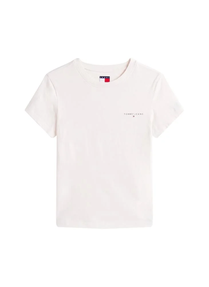 TOMMY JEANS  Logo Crew Neck T-Shirt for Women | Best Price UAE