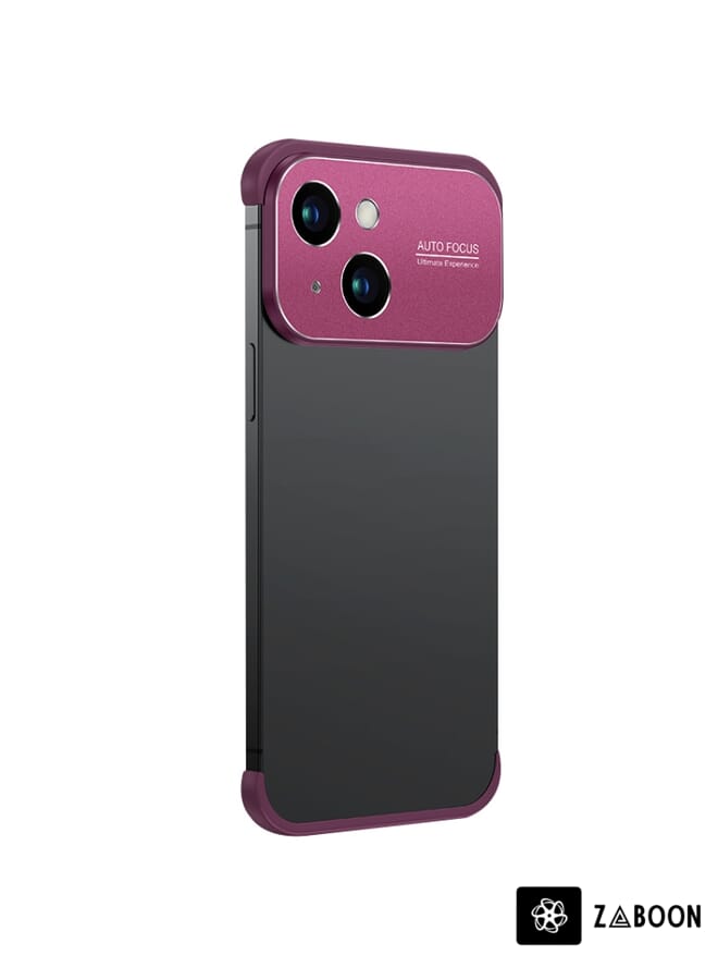 Zaboon Protective Case Cover For iPhone 14 Metal Large Window + TPU Corners Phone Protective Frame - Image 1
