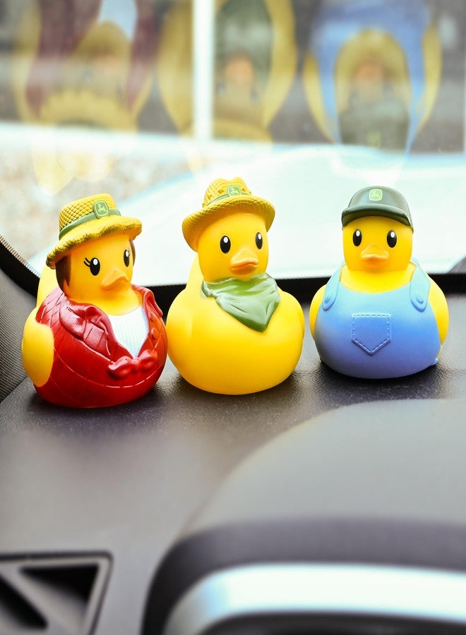 John Deere Rubber Duck - Collectible Farm Duckies in Assorted Cowboy & Farmer Inspired Styles - 3 Pack - Image 4