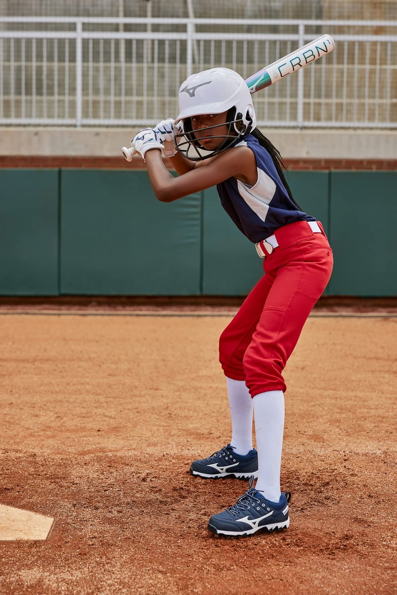Mizuno Adult Women's Belted Low Rise Fastpitch Softball Pant, Red, Small - Image 4