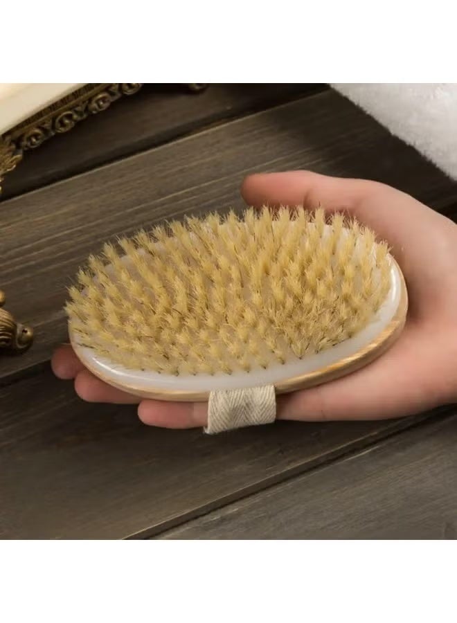 Generic valueable 1 Dry Exfoliating Body Brush - Practical Design with Wooden Handle - Suitable for Massage and Skin Cleansing - For Daily Home Use - Image 5