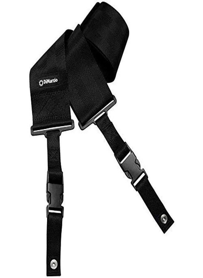 DiMarzio DD2800BK Cliplock Guitar Strap - 3" - Black - Image 1
