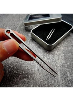 2pcs Mini Tweezers Portable Titanium Alloy EDC Survival Camping Outdoor Travel Tool(Silver) … - pzsku/ZD8B60B01291883F112A3Z/45/_/1725527970/7a3ca494-f26a-44ce-9fae-4e4a6f3a1f5c