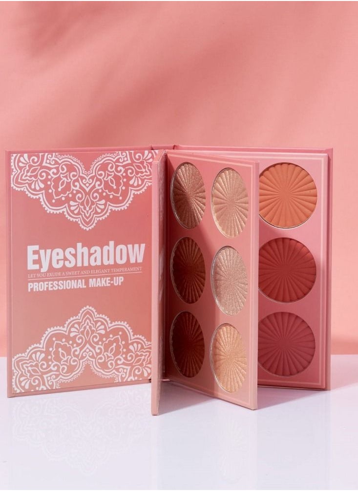 FOR LOVER - Palette book 3 layers of shadow + blush + highlighter for Lover - Image 1