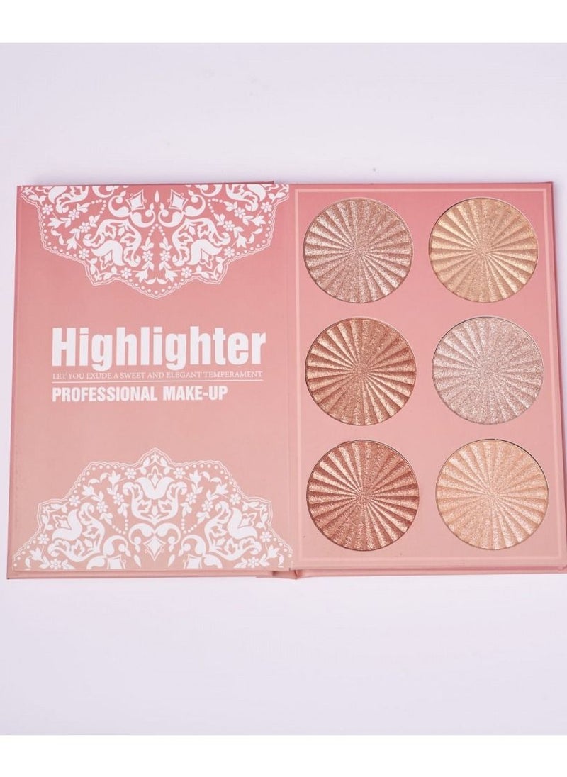 FOR LOVER - Palette book 3 layers of shadow + blush + highlighter for Lover - Image 1