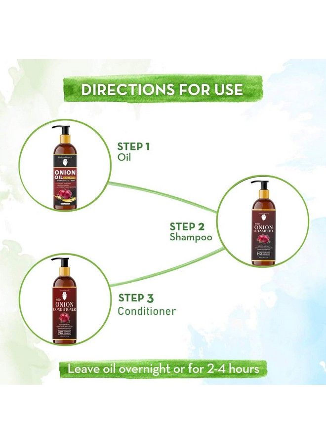 UrbanMooch Onion Hair Fall Shampoo For Hair Growth & Hair Fall Control With Red Onion Oil 200Ml - Image 5