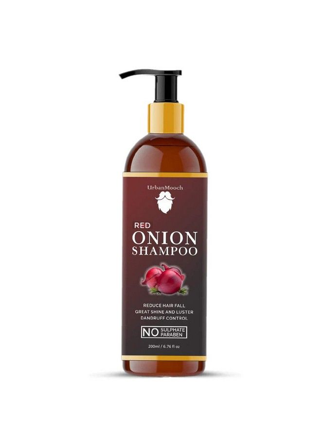 UrbanMooch Onion Hair Fall Shampoo For Hair Growth & Hair Fall Control With Red Onion Oil 200Ml - Image 2