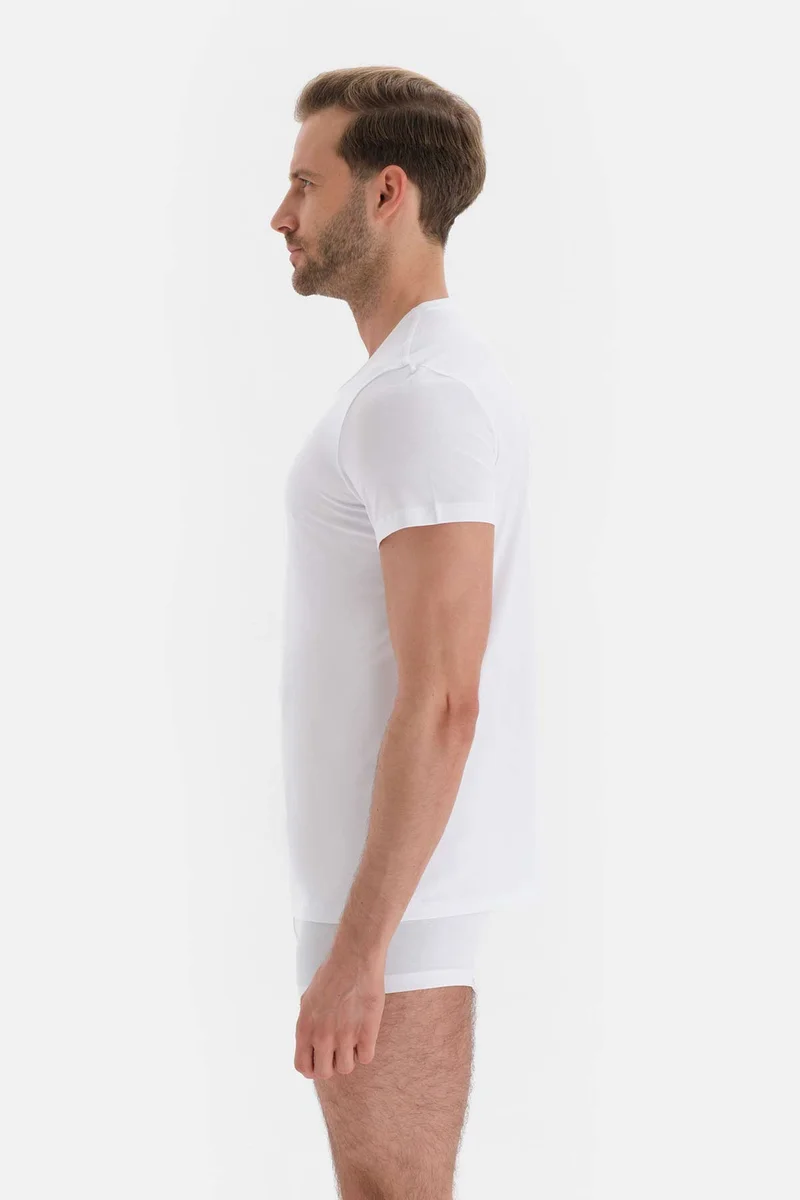 dagi Undershirt Crew Neck Cotton Slim Fit Underwear