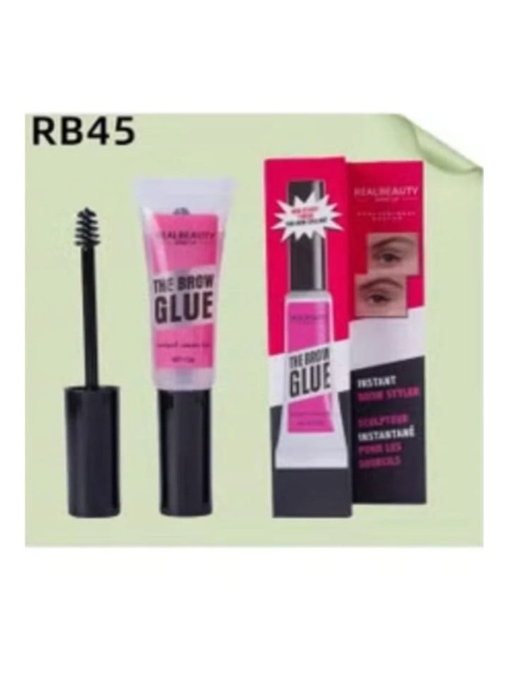 REAL BEAUTY Transparent eyebrows mascara the pro gloo professional makeup  - Image 2