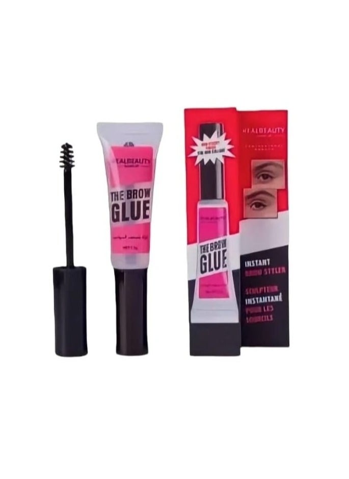 REAL BEAUTY Transparent eyebrows mascara the pro gloo professional makeup  - Image 1