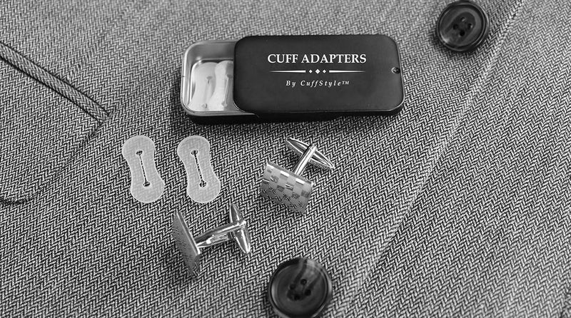 CUFFSTYLE Store Cufflinks Adapters for Cufflink Worn with Men's Dress Shirts and French Cuff Shirt - Image 2