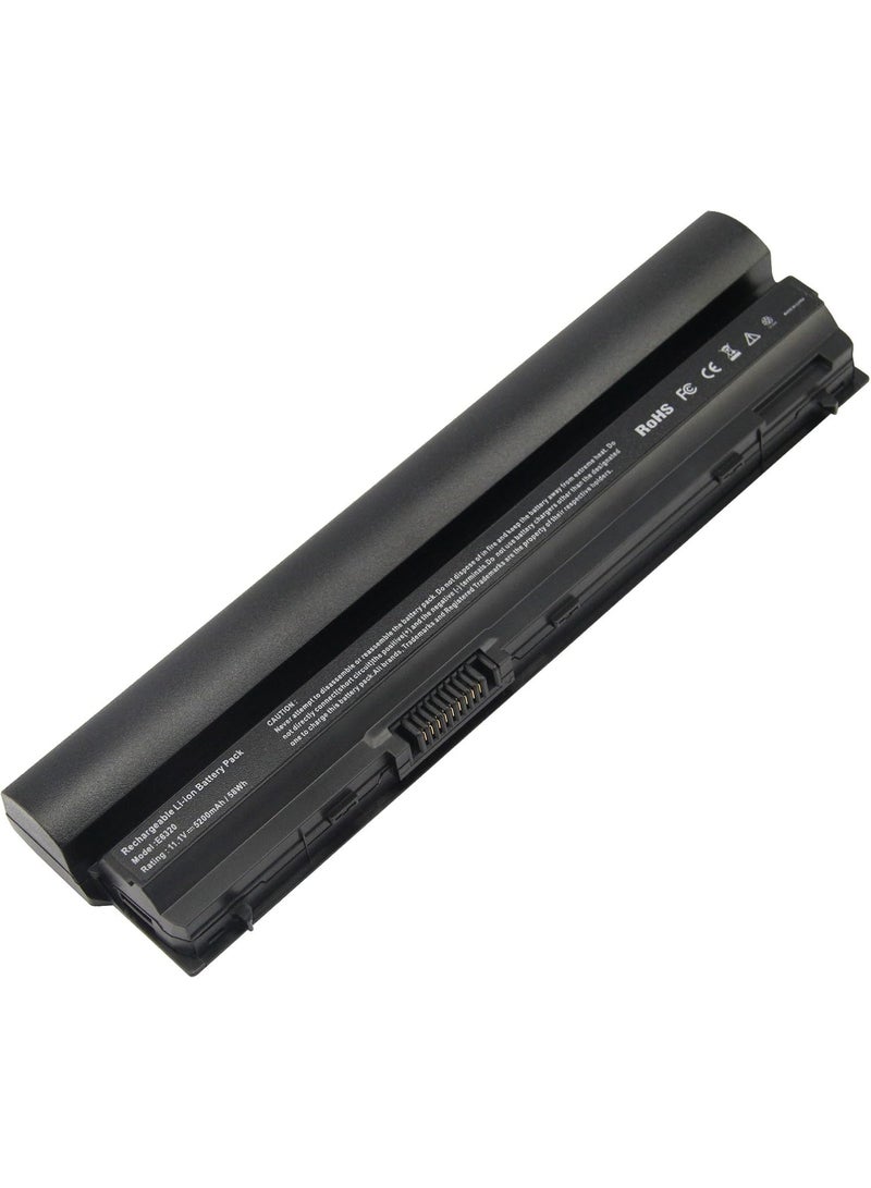Terabyte 5936.0 mAh Replacement Laptop Battery For Dell Latitude E6320/E6220/E6120/E6230/E6430S/E6330 Black - Image 2