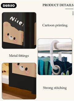 DUNISO Blackout Bottom Bunk Bed Curtains Dormitory Room Lightproof Decorative Roommate Privacy Cover Canopy Photo Background Decor Backdrop Blackout Curtain 2 Panels  - Image 2