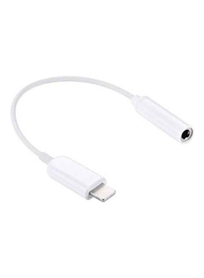 ICS Jack AUX Splitter Audio Adapter For iPhone White - Image 1