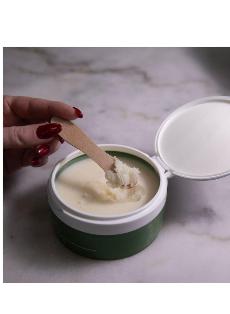 EmerginC emerginC Scientific Organics Ginger-Lime Sugar Scrub - Exfoliating Body Scrub with Vitamin E + Moisturizing Shea Butter, Ginger Root Oil + Coconut Oil - Removes Dead Skin (8 oz)  - Image 4