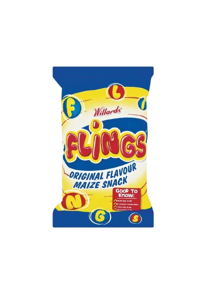 Willards Flings Original Maize Snack - 150g - Image 1