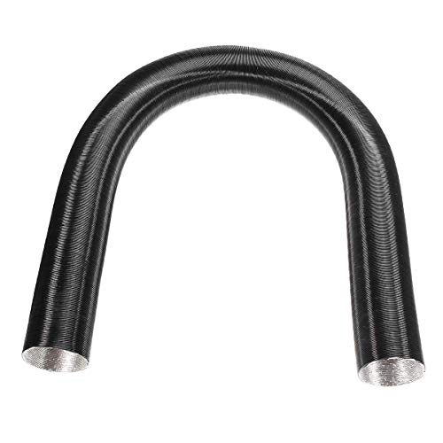 Wuyangcun Warm Air Ducting Hose Vent 90mm Diameter 1m Extendable HeatResistant Car Diesel Heater Aluminum Ductting Pipe for 2000W 6000W Air Heaters - Image 1