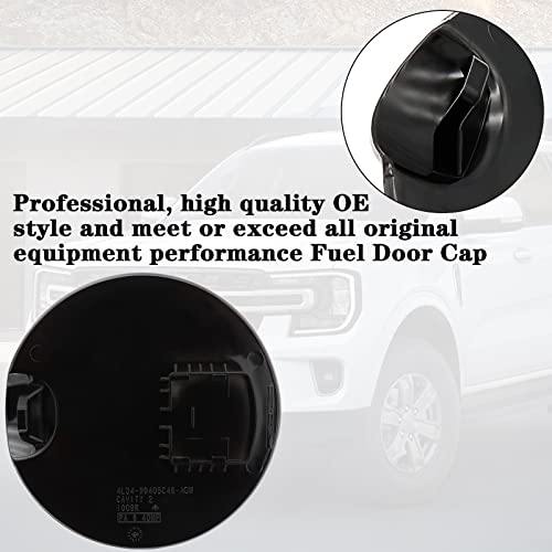 keriolee Gas tank door,gas door replacement 4L3Z-99405A26-EAA 4L3Z99405A26EAA Compatible with 2004-2008 Ford F-150,2006-2008 Lincoln Mark LT Style side fuel tank door,Fender Bed-Fuel Door Gas Cap Hatch - Image 4