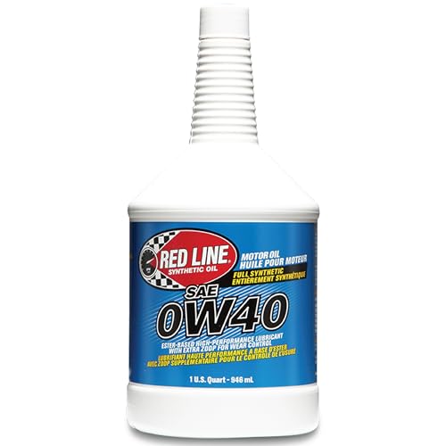 Red Line 11104 SAE 0W40 Fully Synthetic Motor Oil - 1 Quart (12 Pack) - Image 1