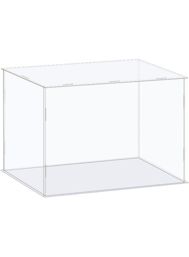 TPGP Acrylic Display Case Box Clear Dustproof Protection Showcase 31X16X16Cm For Collectibles Display - Image 1