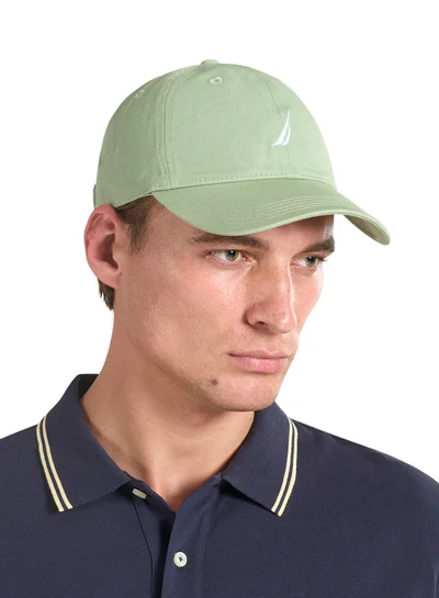 NAUTICA Green 3D Embroidered Logo Cap