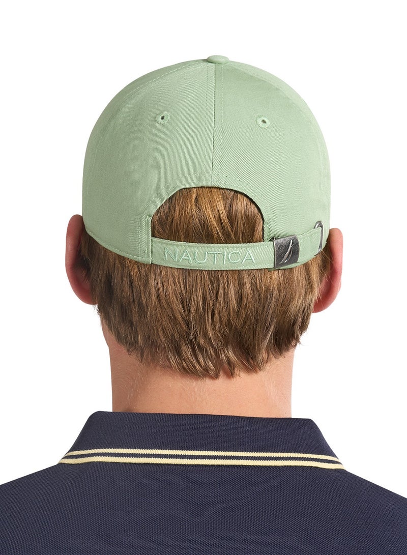 NAUTICA Green 3D Embroidered Logo Cap - Image 4