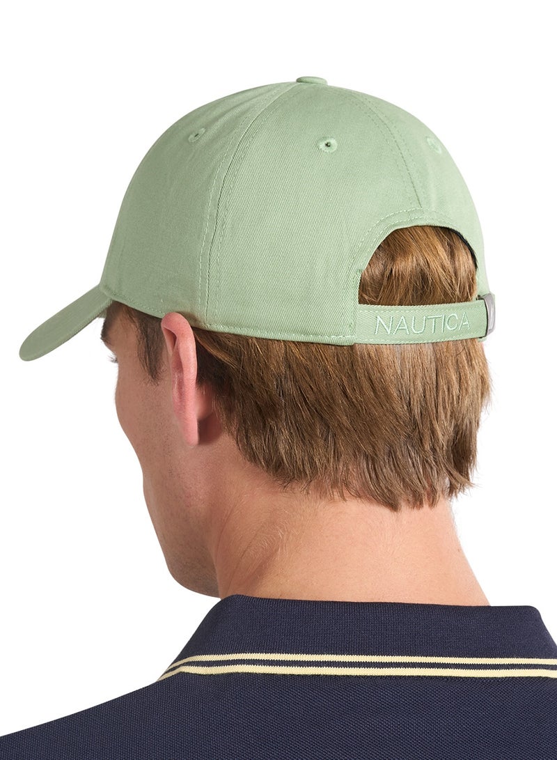 NAUTICA Green 3D Embroidered Logo Cap - Image 5