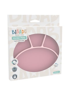 Silicone Suction Divider Plate,  Teaching Little Ones Cutlery Control And Vital Independent Feeding Skills Suitable For 6 Months To 3 Years - Blush