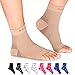 NEWZILL Plantar Fasciitis Socks with Arch Support BEST 247 Foot Care Compression Sleeve Eases Swelling Heel Spurs Ankle Brace Support Increases Circulation XXL Nude - Image 1