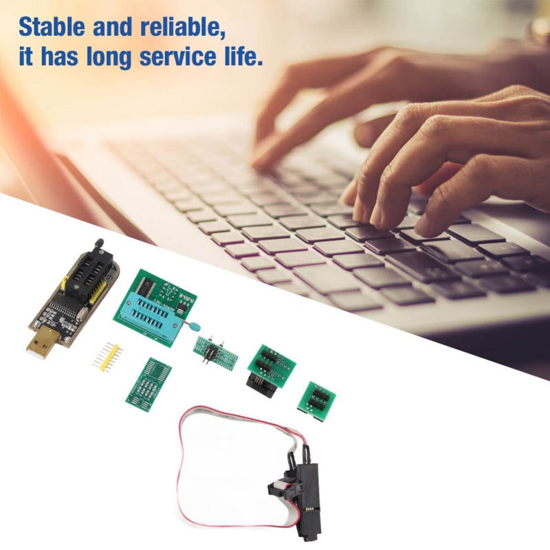 USB Programmer: 2-3 Times Faster Programming - Fine Workmanship Stable Performance FLASH Chip Programmer for Chip Repair, TV Memory, Desktop Motherboard & Electronic Device Maintenance - Image 4