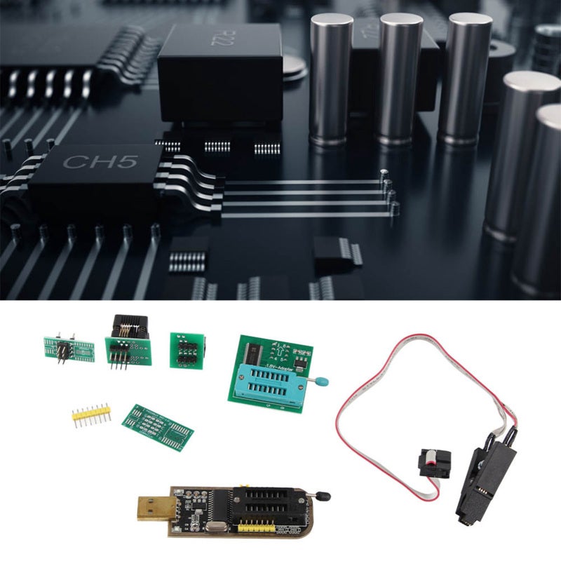 USB Programmer: 2-3 Times Faster Programming - Fine Workmanship Stable Performance FLASH Chip Programmer for Chip Repair, TV Memory, Desktop Motherboard & Electronic Device Maintenance - Image 3