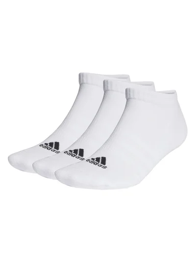 Adidas C Spw Low 3P White Training Socks For Unisex 10K - 11.5K
