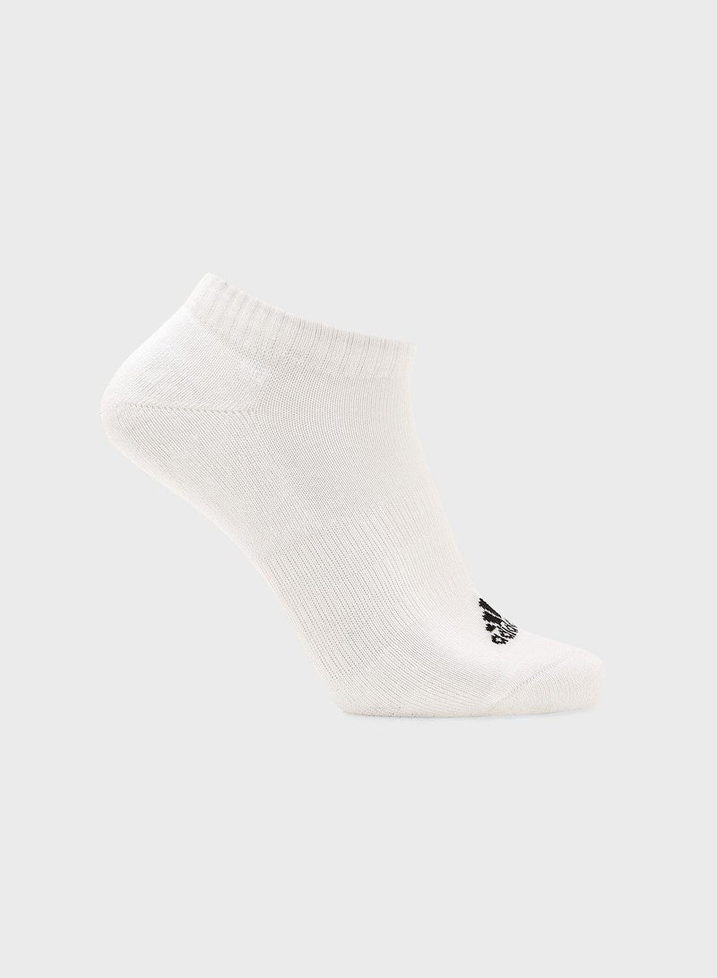 Adidas Cushioned Sportswear Low Cut Socks 3 Pair Pack - Image 2